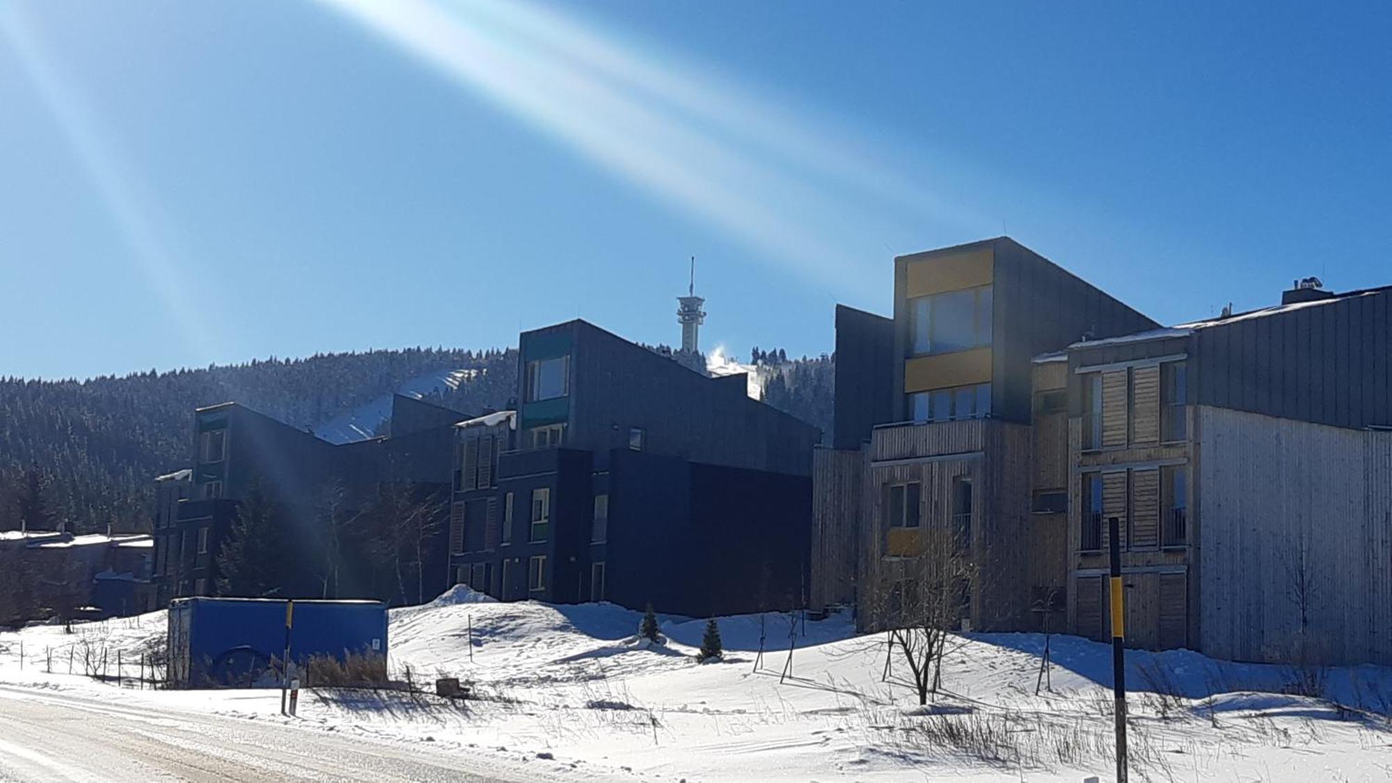 Mezonetovy Apartman Se Dvema Balkony A Vyhledem Loučná pod Klínovcem Buitenkant foto