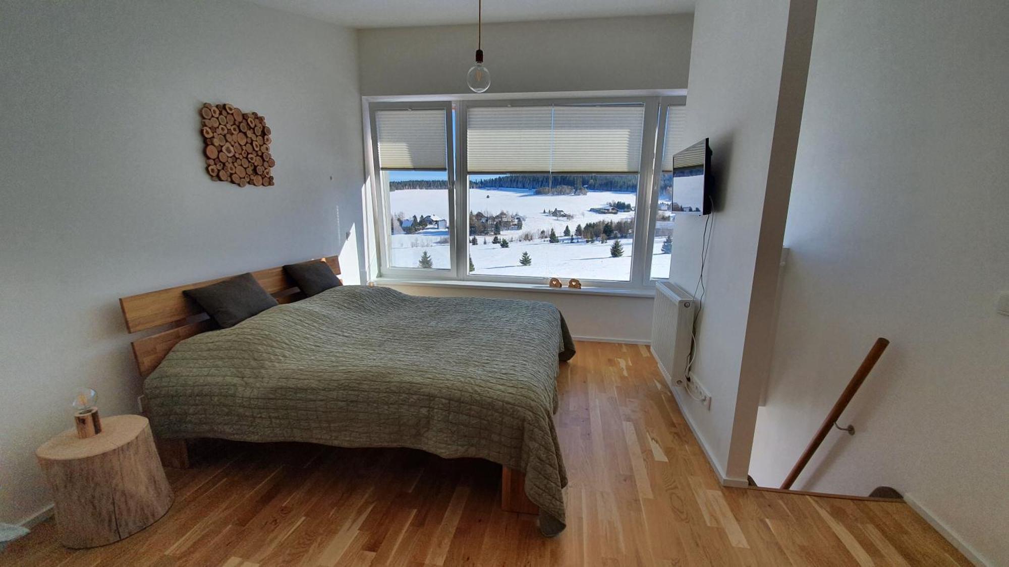 Mezonetovy Apartman Se Dvema Balkony A Vyhledem Loučná pod Klínovcem Buitenkant foto
